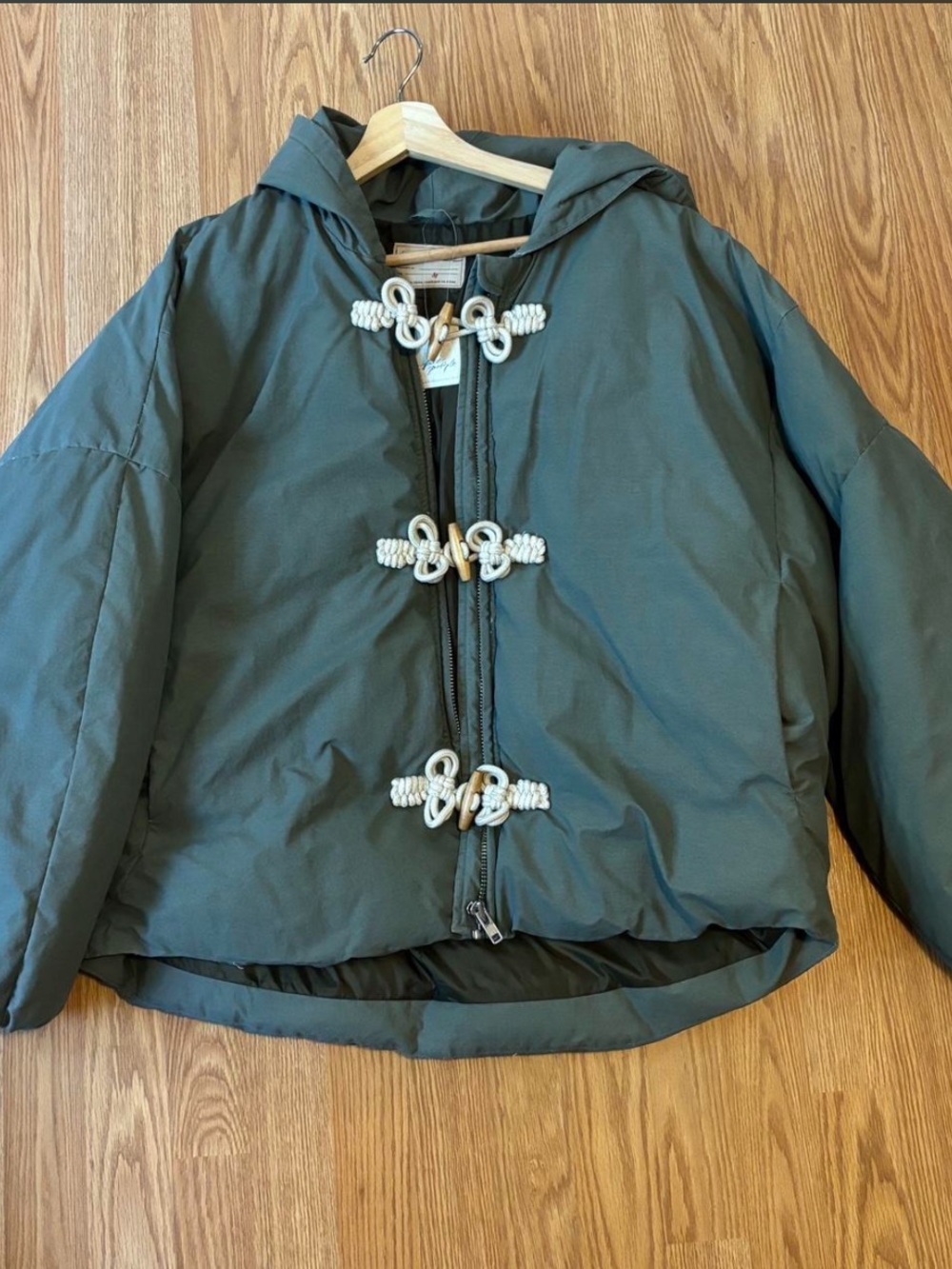We The Free Olive Hooded Toggle Puffer Jacket - Free People